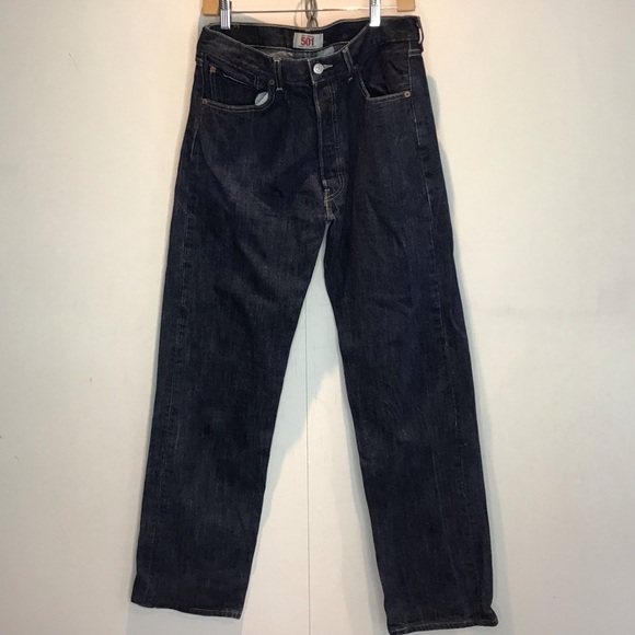 Levi’s Original Straight Leg ButtonFly 100% cotton Jeans Stamped 4032 SZ 35/36 - Picture 2 of 13